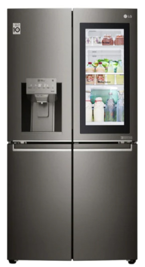 ساید ال جی InstaView Door-in-Door، استیل مشکی GR-X24FMKBL