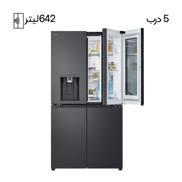 ساید ال جی InstaView Door-in-Door استیل GR-X33FFCRL
