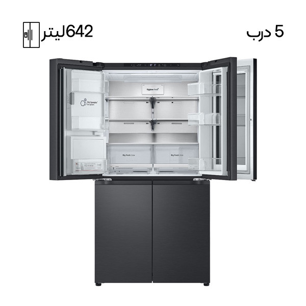 ساید ال جی InstaView Door-in-Door استیل GR-X33FFCRL