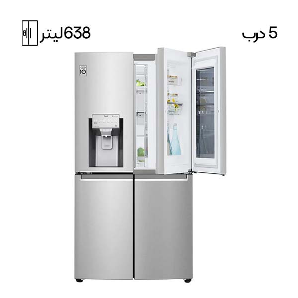 ساید ال جی InstaView Door-in-Door، استیل GMX945NS9F