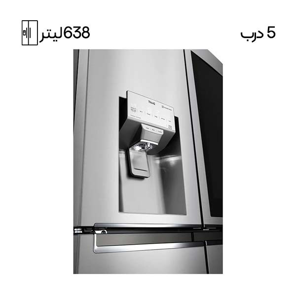 ساید ال جی InstaView Door-in-Door، استیل GMX945NS9F