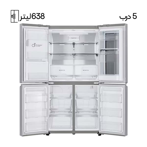 ساید ال جی InstaView Door-in-Door، استیل GMX945NS9F
